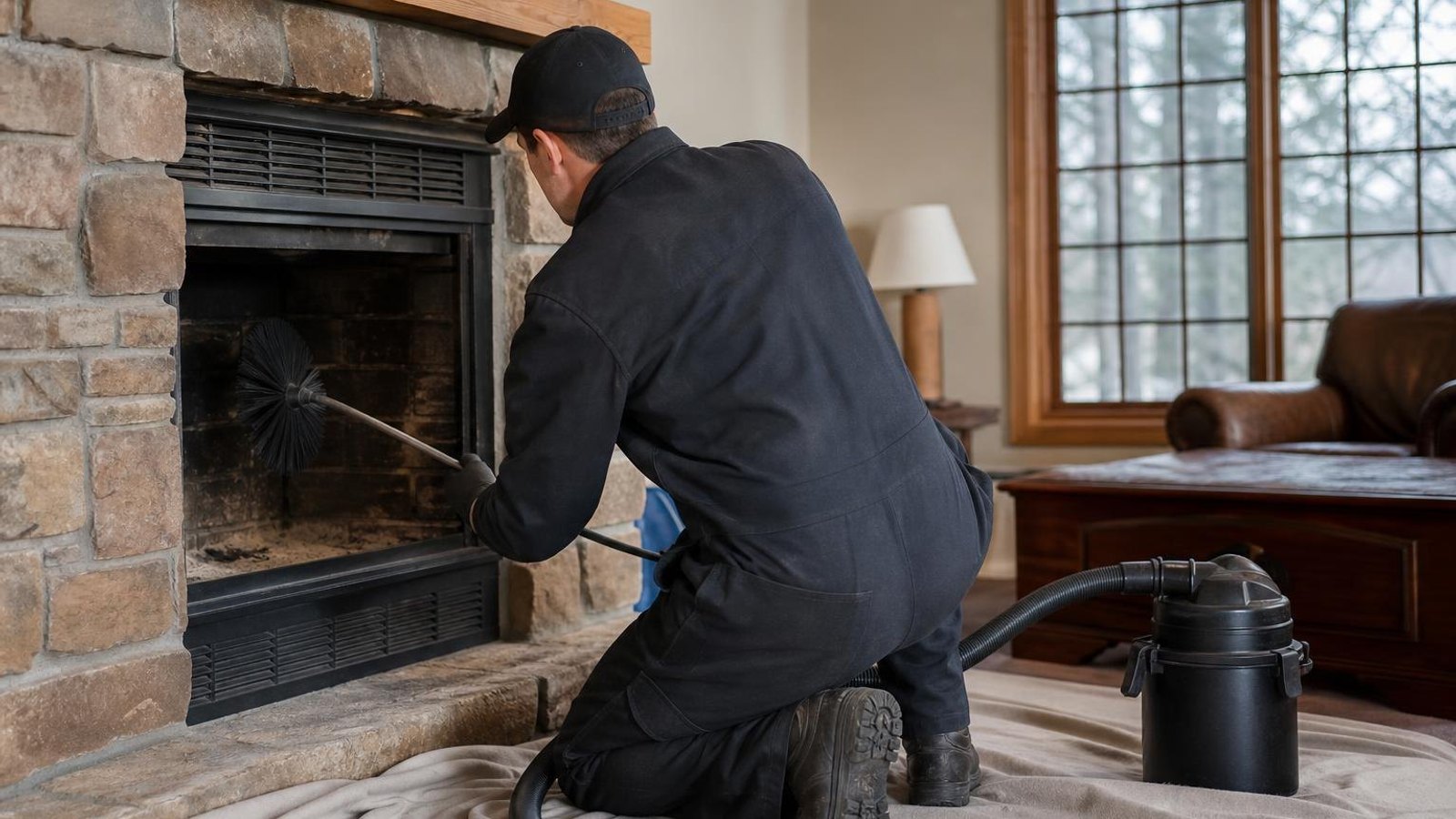 Practical chimney sweep & inspection in Avon